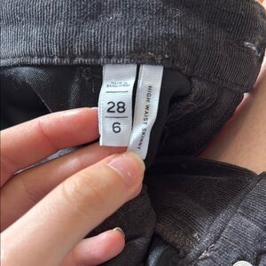 LOFT Black High Waist Skinny Jeans